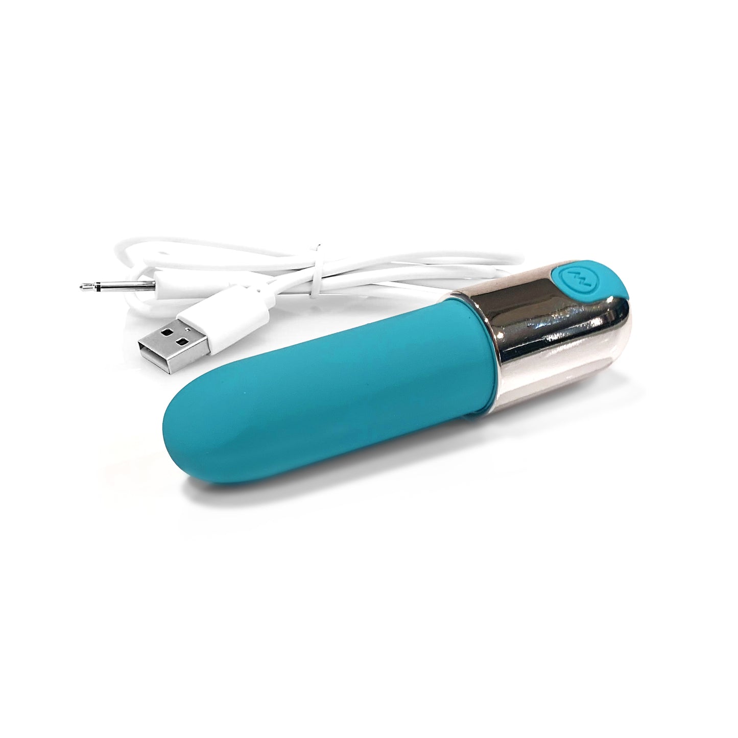 NIXIE Smooch Rechargeable Lipstick Vibrator, Blue Ombre