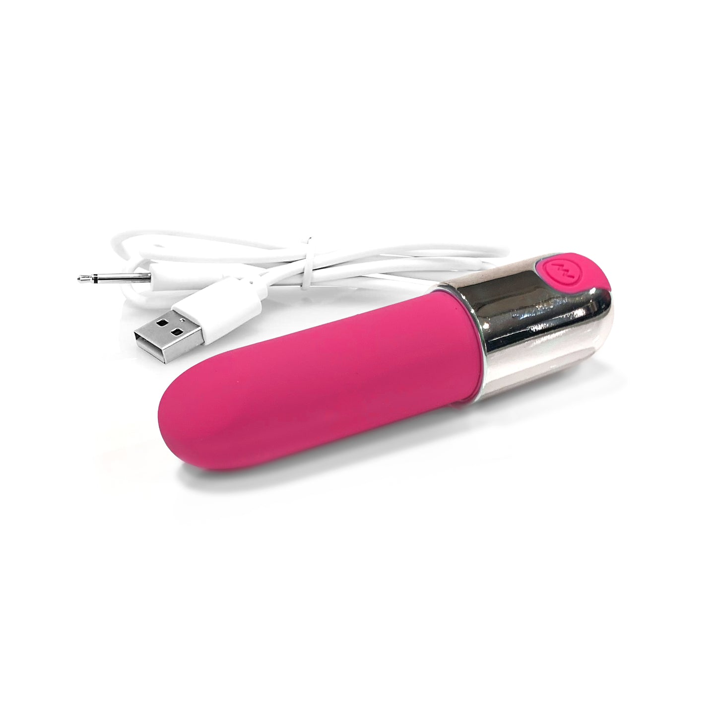 NIXIE Smooch Rechargeable Lipstick Vibrator, Pink Ombre