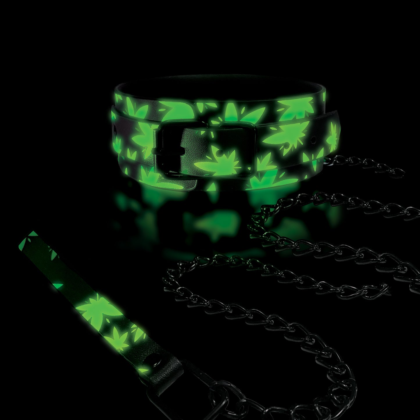 Stoner Vibes, Chronic Collection, Glow In The Dark, Collar & Leash