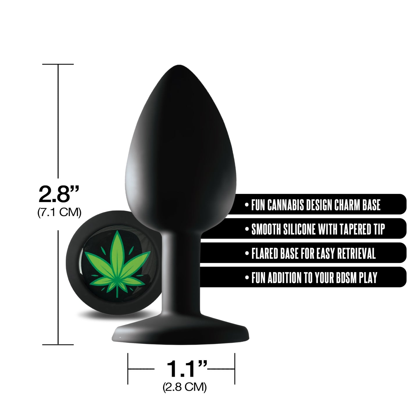 Stoner Vibes Chronic Collection Butt Plug, Small