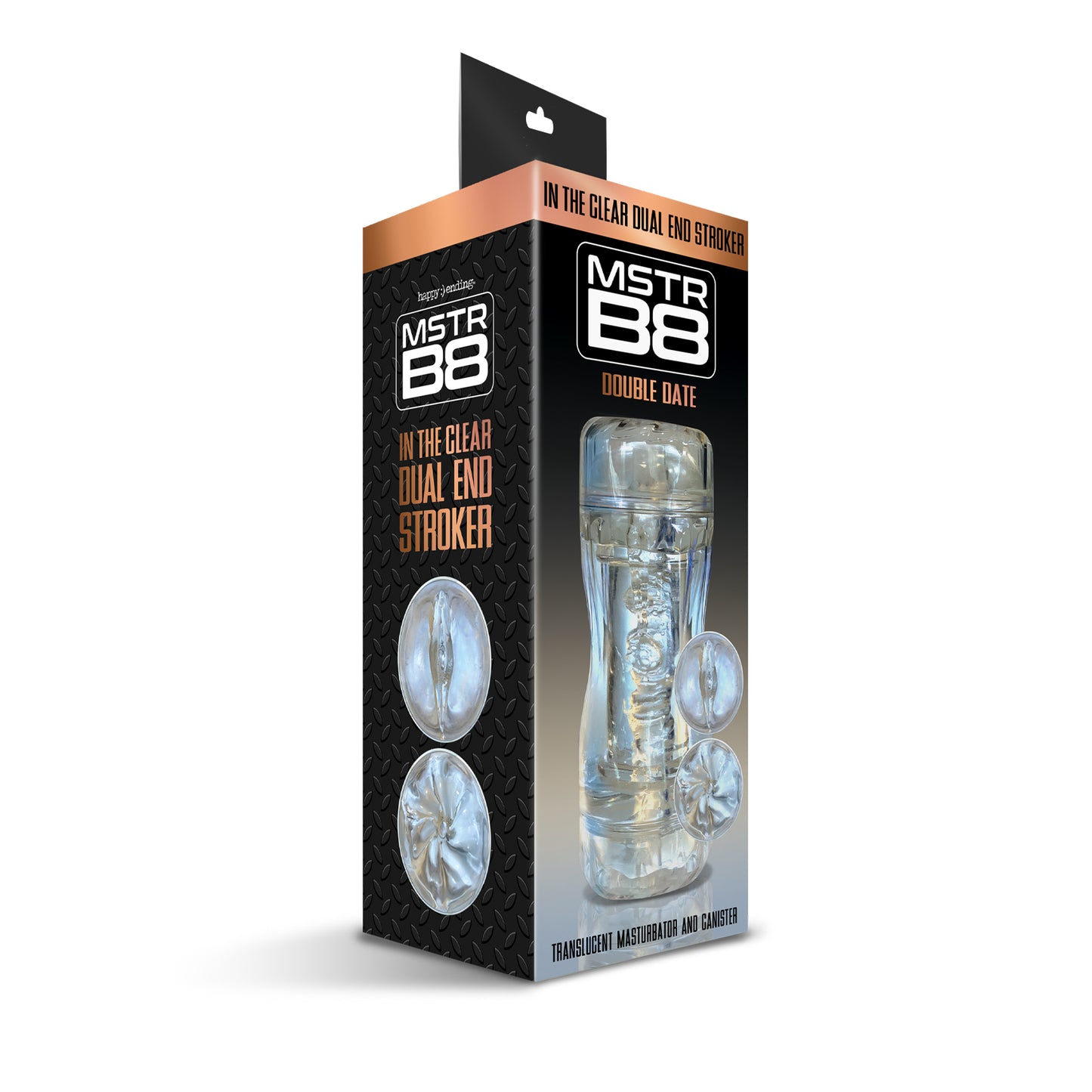 MSTR B8 In The Clear Dual End Stroker, Double Date