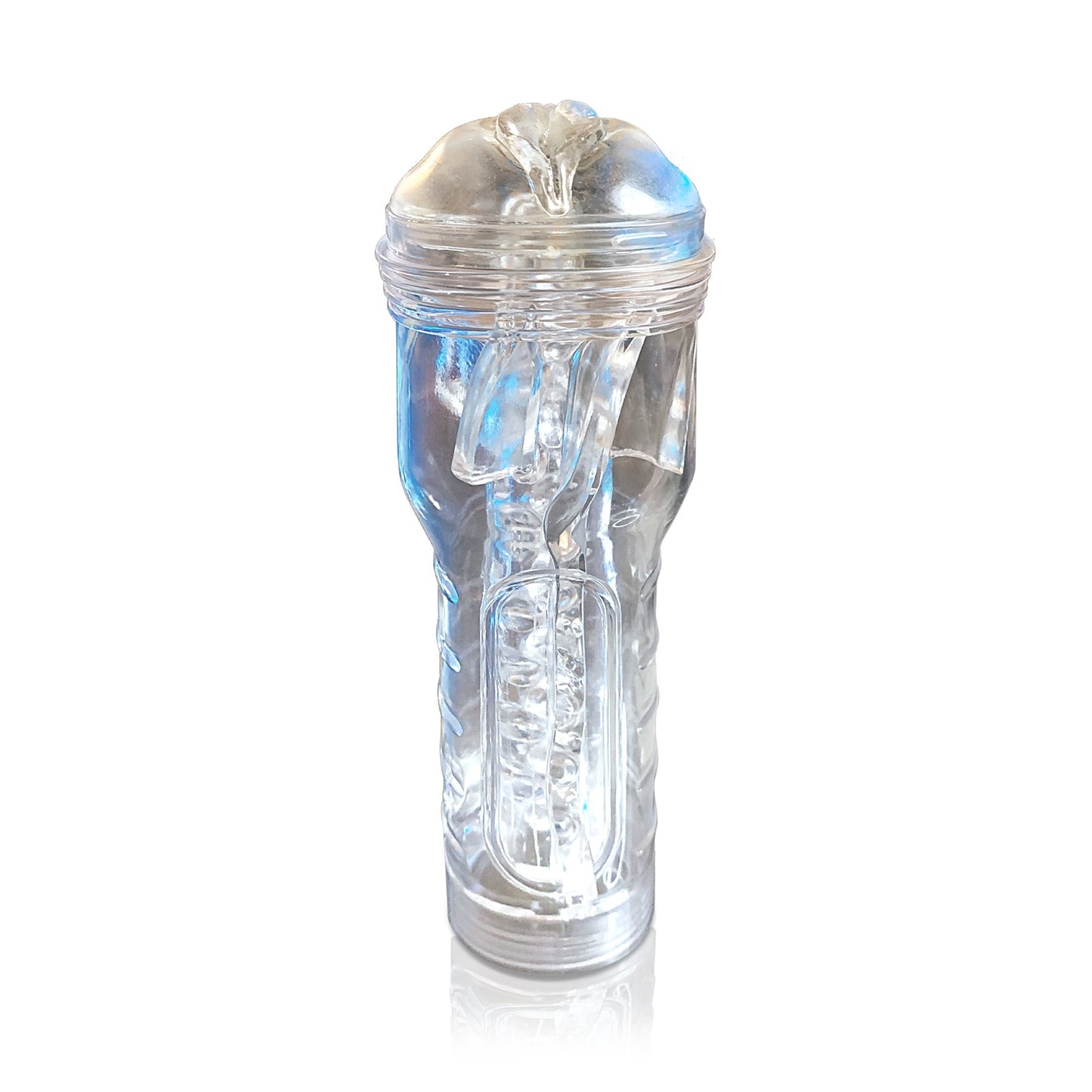 MSTR B8 In the Clear Pussy Stroker, Squeeze Box Canister - THES