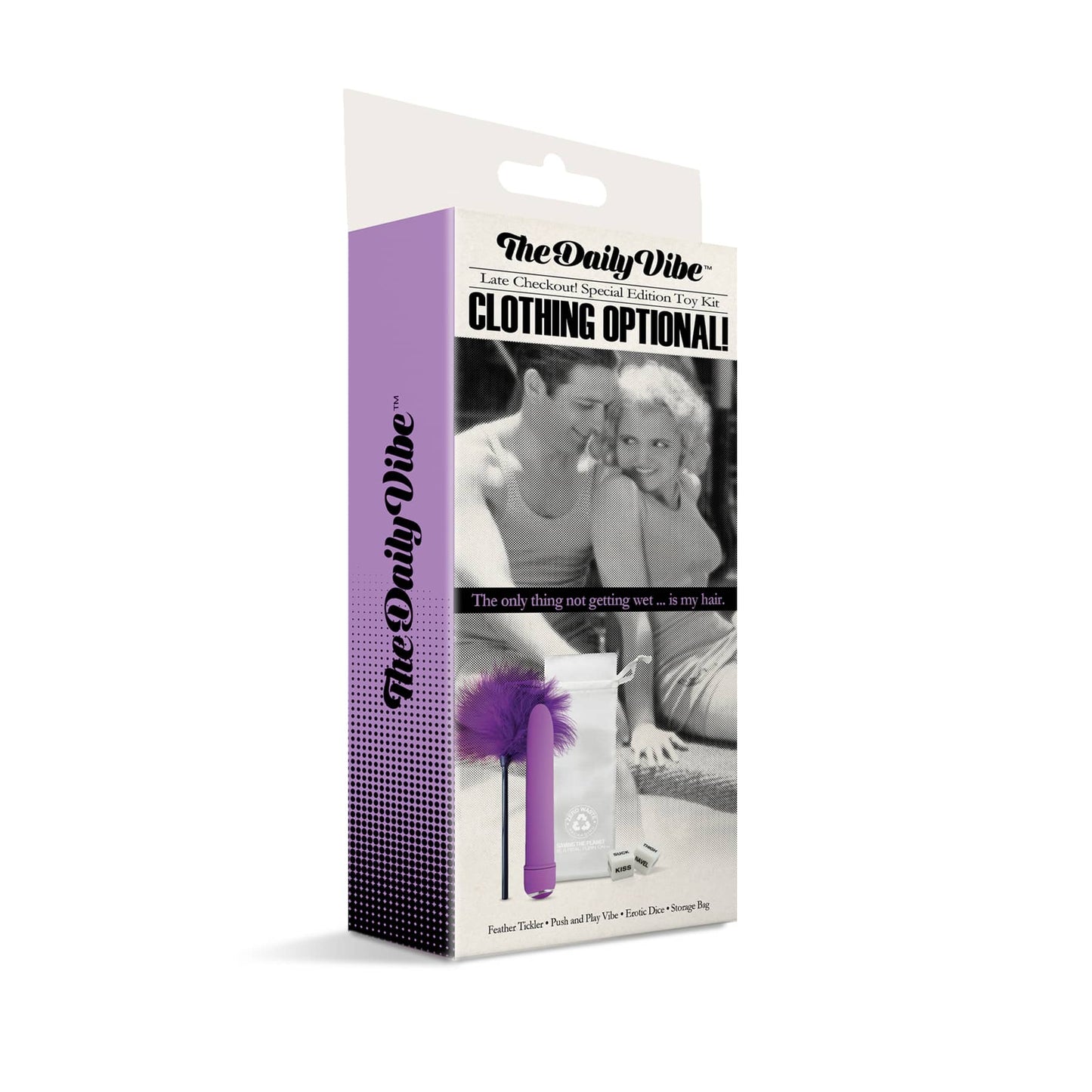 The Daily Vibe Special Edition Kit, Clothing Optional w/storage bag - The Happy Ending Shop