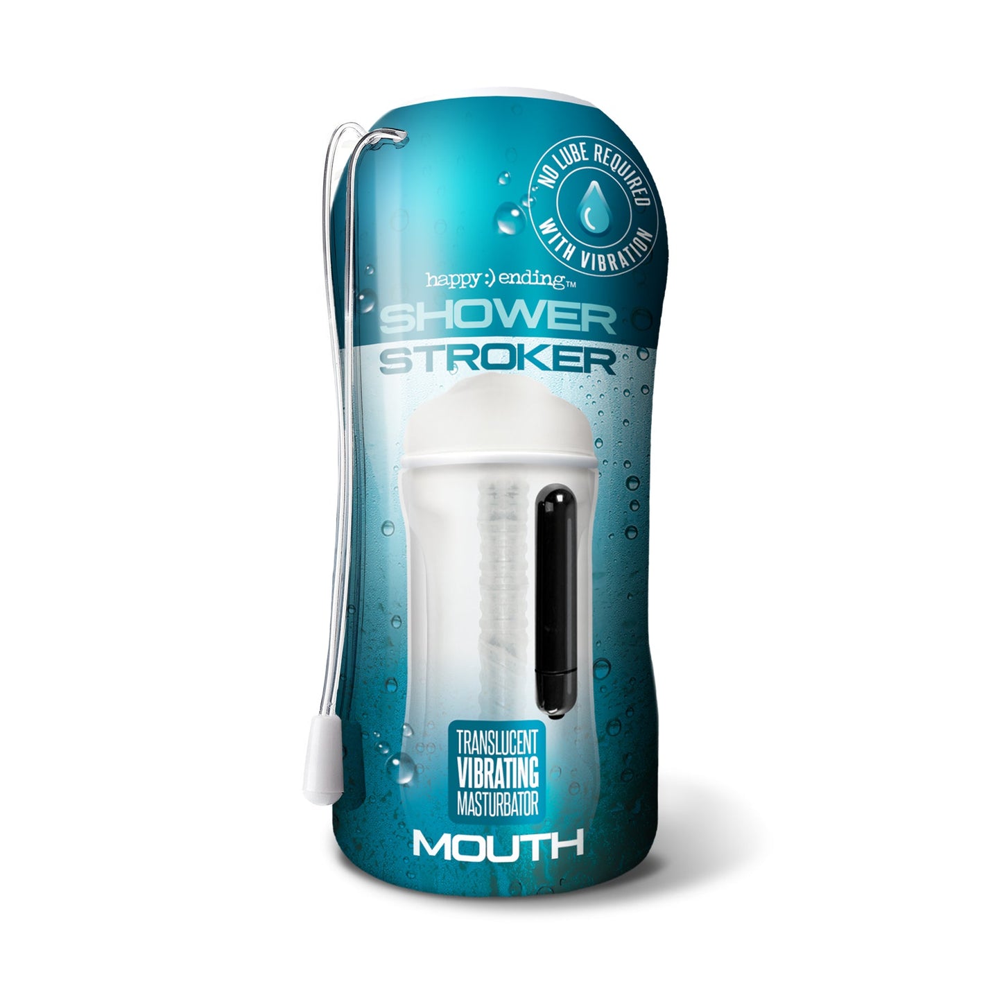 Happy Ending Vibrating Shower Stroker Masturbator, Ass - THES