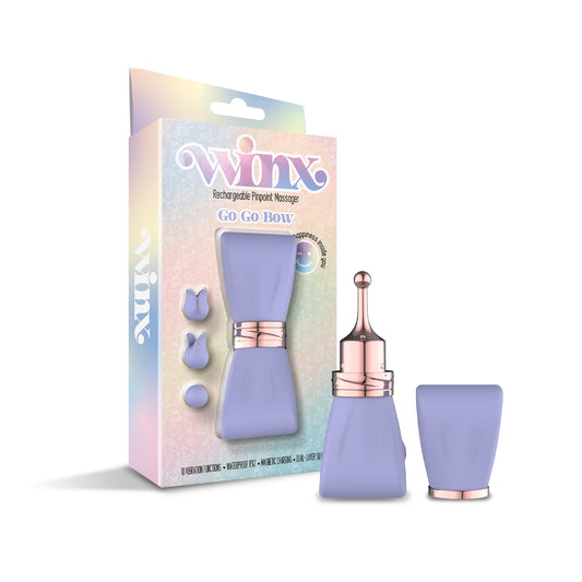 WINX GoGo Bow Pinpoint Massager with Attachments