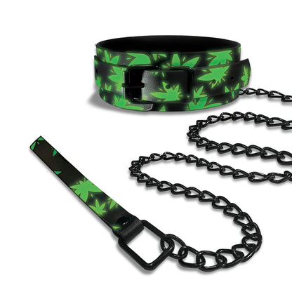 Stoner Vibes, Chronic Collection, Glow In The Dark, Collar & Leash