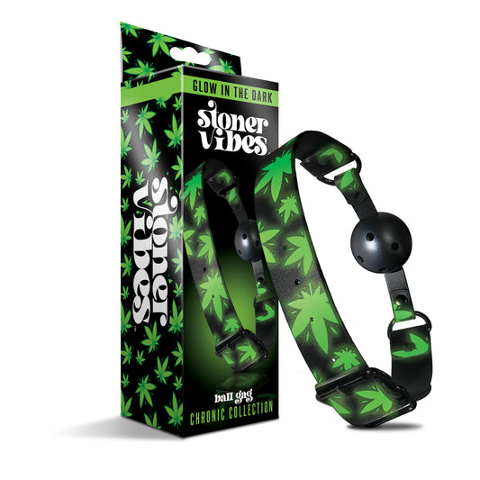 Stoner Vibes, Chronic Collection, Glow In The Dark, Breathable Ball Gag