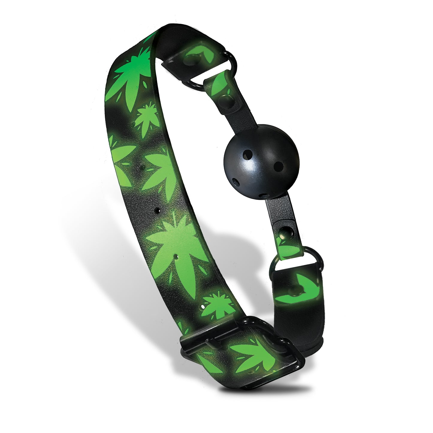 Stoner Vibes, Chronic Collection, Glow In The Dark, Breathable Ball Gag