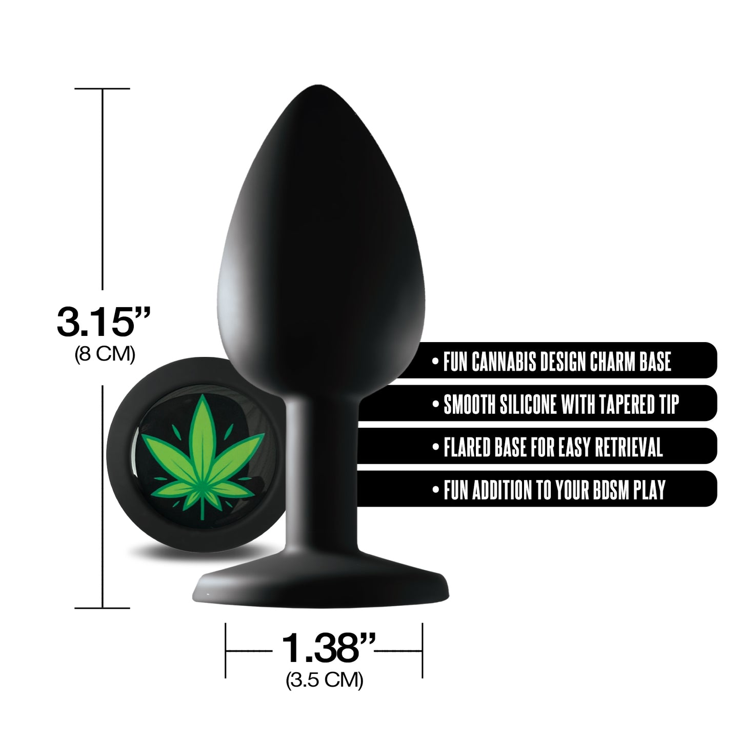 Stoner Vibes Chronic Collection Butt Plug, Medium