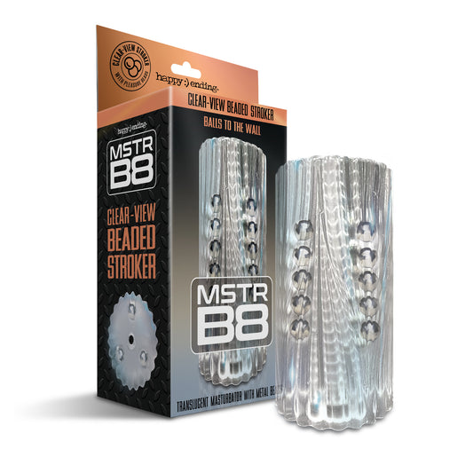 MSTR B8 Clear-View Beaded Stroker Balls To The Wall