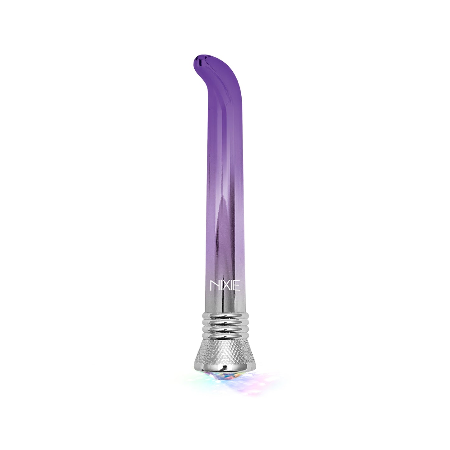 Nixie Jewel Ombre G-Spot Vibe, 10 Function, Purple Glow w/storage bag - THES