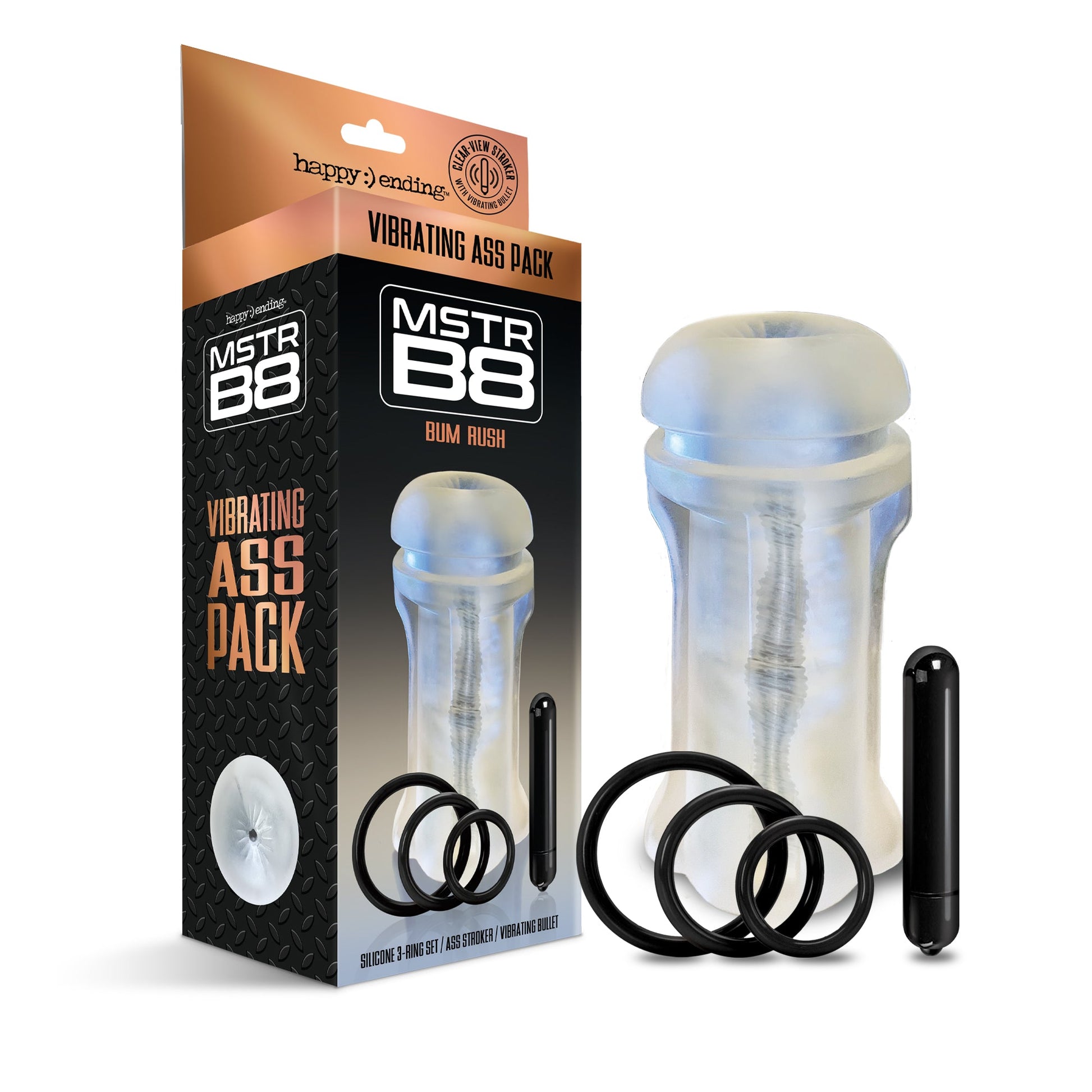 MSTR B8 Vibrating Ass Pack, Bum Rush, Five PC Kit - THES