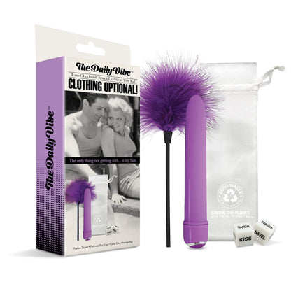 The Daily Vibe Special Edition Kit, Clothing Optional w/storage bag - The Happy Ending Shop